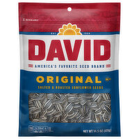 David Sunflower Seeds, Original, Salted & Roasted - 14.5 Ounce 