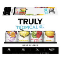 Truly Hard Seltzer, Tropical, Assorted - 12 Each
