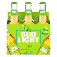 Bud Light Beer, Lager, Premium Light, Lime