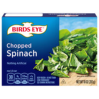 Birds Eye Spinach, Chopped - 10 Ounce 