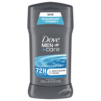 Dove Men+Care Antiperspirant, Clean Comfort, 72H Protection - 2.7 Ounce 