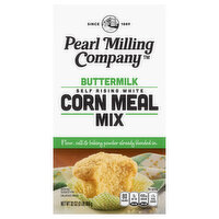 Stacy's Corn Meal Mix, White, Buttermilk, Self Rising - 32 Ounce 