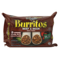 Las Campanas Burritos, Beef & bean, Premium Quality - 8 Each 