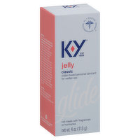 K-Y Personal Lubricant, Classic, Jelly - 4 Ounce 