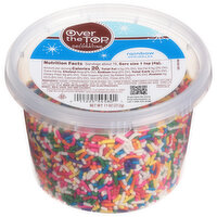 Over the Top Sprinkles, Rainbow - 11 Ounce 