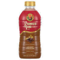 Promised Land Dairy Whole Milk, Midnight Chocolate - 28 Fluid ounce 