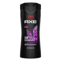 AXE Body Wash, 12H, Refreshing Scent, Excite, Crisp Coconut & Black Pepper - 16 Ounce 