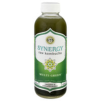 GTs Raw Kombucha, Multi-Green - 16 Ounce