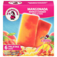 La Michoacana Fruit Ice Bars, Mango Chamoy - 6 Each 