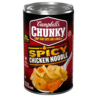 Campbell's Soup, Chicken Noodle, Spicy - 18.6 Ounce 