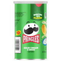 Pringles Potato Crisps, Sour Cream & Onion Flavored, Grab N' Go - 2.5 Ounce 