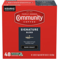 Community Coffee Signature Blend Dark Roast Coffee Single-Serve Cups - 18.6 Ounce 