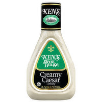 Ken's Steak House Dressing, Creamy Caesar - 16 Fluid ounce 