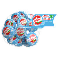 Babybel Semisoft Cheese, Light, Mini - 12 Each 