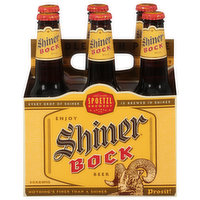 Shiner Beer, Bock - 6 Each 