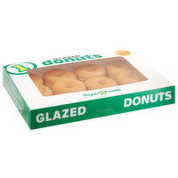 Fresh Hand-Dipped Glazed Donuts - 12 Each 