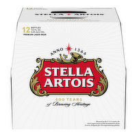 Stella Artois Premium Lager Beer 12 Bottles - 12 Each 