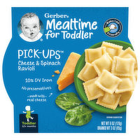Gerber Cheese & Spinach Ravioli, 12+ Months, Toddler - 6 Ounce 