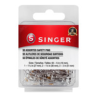 Singer Safety Pins, Assorted