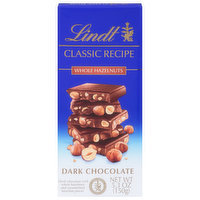 Lindt Dark Chocolate, Whole Hazelnuts - 5.3 Ounce 