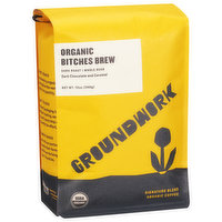 Groundwork Coffee, Organic, Whole Bean, Dark Roast, Bitches Brew