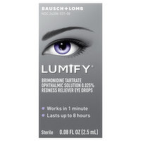 Lumify Eye Drops, Sterile - 0.08 Fluid ounce 