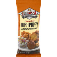 Louisiana Fish Fry Products Seasoned Cornmeal Mix, Hush Puppy, Homestyle - 7.5 Ounce 