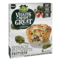 Veggies Made Great Frittata, Spinach Egg White - 6 Each 