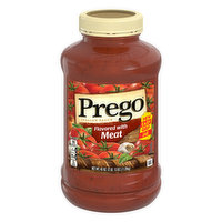 Prego Sauce, Italian, Flavored with Meat - 45 Ounce 