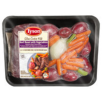 Tyson Tyson® Slow Cooker Beef Roast with Vegetables Family Size Meal Kit, 44 oz - 44 Ounce 