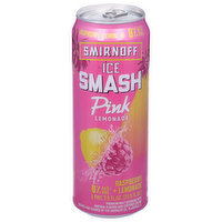 Smirnoff Malt Beverage, Premium, Pink, Raspberry + Lemonade - 23.5 Fluid ounce 