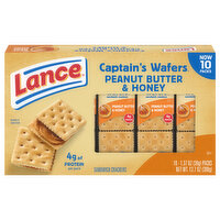 Lance Sandwich Crackers, Peanut Butter & Honey, 10 Packs