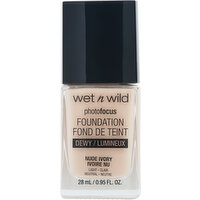 Wet n Wild Foundation, Nude Ivory, Dewy - 0.95 Fluid ounce 