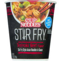 Nissin Asian Noodles in Sauce, Teriyaki Beef Flavor, Stir Fry