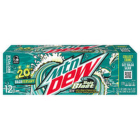 Mtn Dew Mtn Dew Baja Blast Dew Natural and Artificial Tropical Lime Flavor 12 Fl Oz 12 Count Can