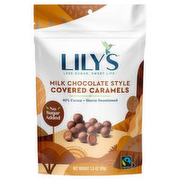 Lily's Covered Caramels, Milk Chocolate Style - 3.5 Ounce