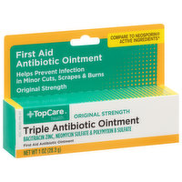 TopCare Ointment, Triple Antibiotic, Original Strength - 1 Ounce 