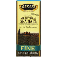 Alessi Sea Salt, Fine - 24 Ounce 