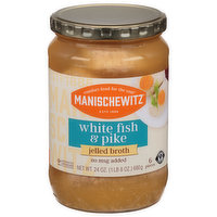 Manischewitz White Fish & Pike, Jelled Broth