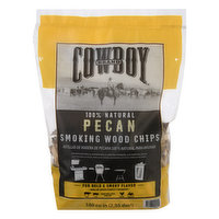 Cowboy Smoking Wood Chips, Pecan