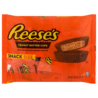 Reese's Peanut Butter Cups, Milk Chocolate & Peanut Butter, Snack Size