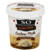 So Delicious Non-Dairy Frozen Dessert, Cashew Milk, Snickerdoodle - 1 Pint 