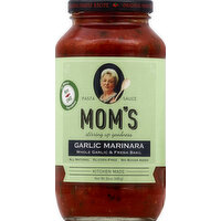 Mom's Pasta Sauce, Garlic Marinara - 24 Ounce 