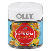 Olly Folic Acid + DHA, The Essential Prenatal, Gummies, Sweet Citrus - 60 Each 