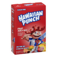 Hawaiian Punch Drink Mix Packets, Sugar Free, Fruit Juicy Red, On The Go - 8 Each 