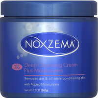 Noxzema Deep Cleansing Cream, Plus Moisturizers - 12 Ounce 