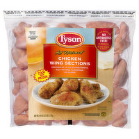 Tyson Chicken Wing Sections, All Natural - 40 Ounce