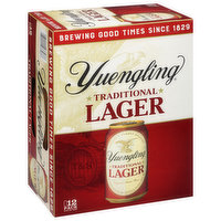 Yuengling Beer, Traditional Lager, 12 Pack - 12 Each 