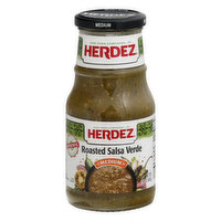 Herdez Salsa Verde, Medium, Roasted - 15.7 Ounce 