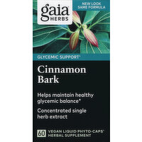 Gaia Herbs Cinnamon Bark, Vegan Liquid Phyto-Caps - 60 Each 